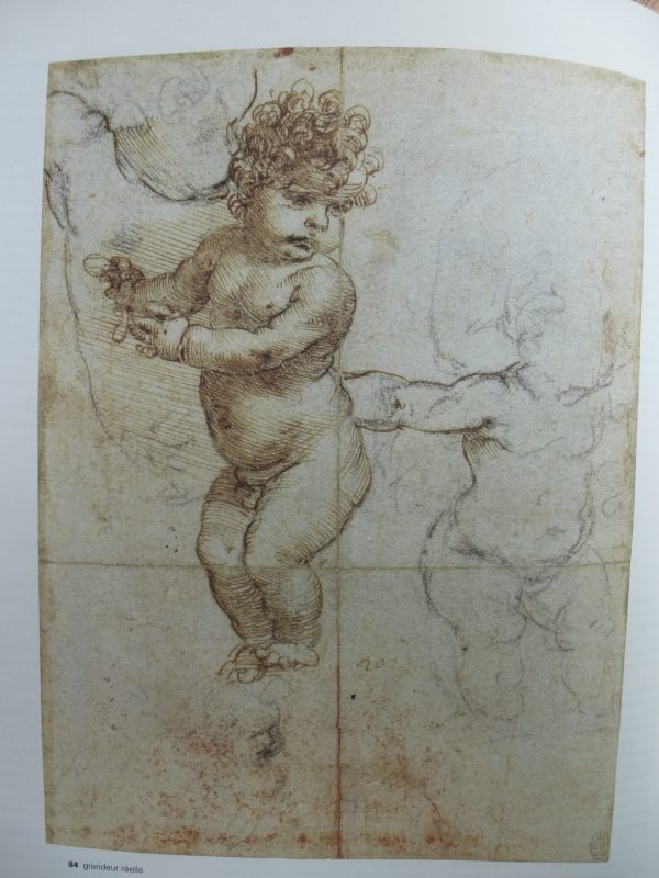 Dessin d'un enfant par Léonard de Vinci